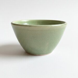 CREATION - Handcrafted Small Elegant Green Ceramic Bowl